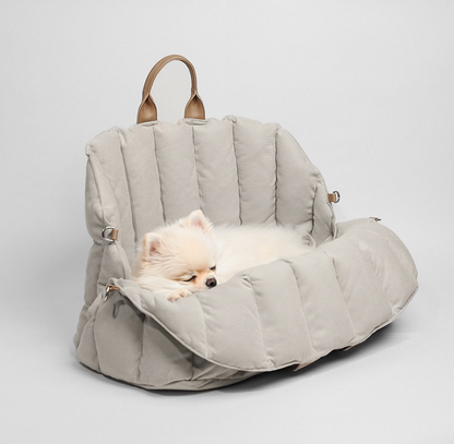 PetVenture Bolso Premium 3-in-1 (Silla para Auto + Cama Portátil + Bolso)